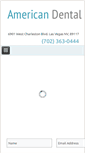 Mobile Screenshot of lasvegasamericandental.com